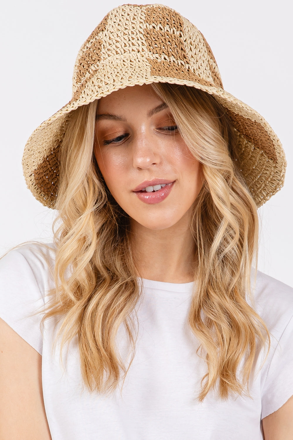 Color Blocked Two Tone Bucket Hat