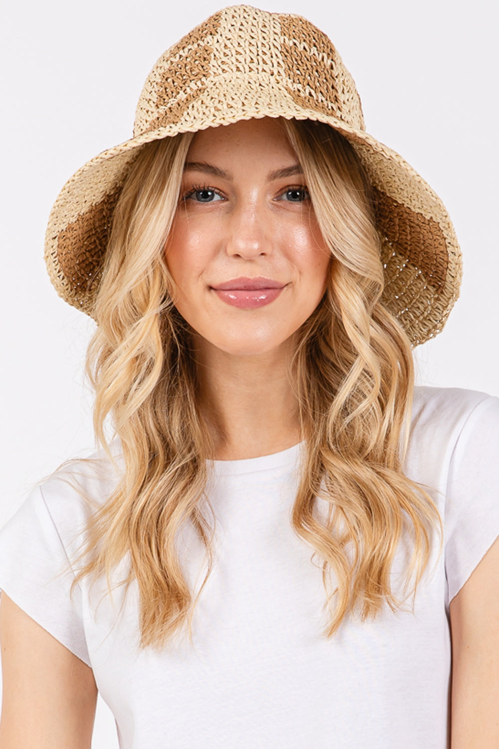 Color Blocked Two Tone Bucket Hat