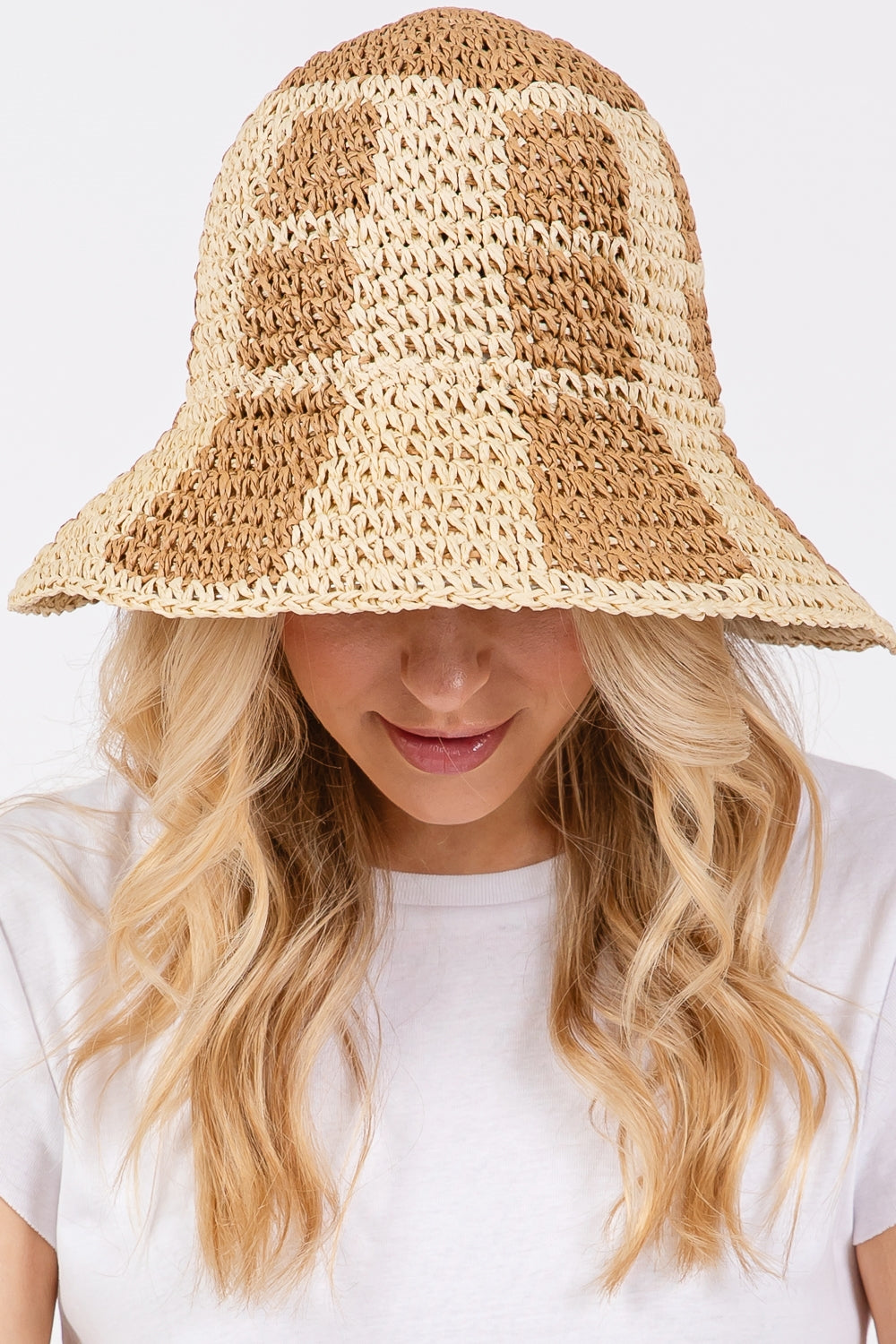 Color Blocked Two Tone Bucket Hat