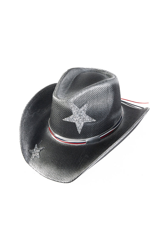 Glitter Star Cowboy Hat