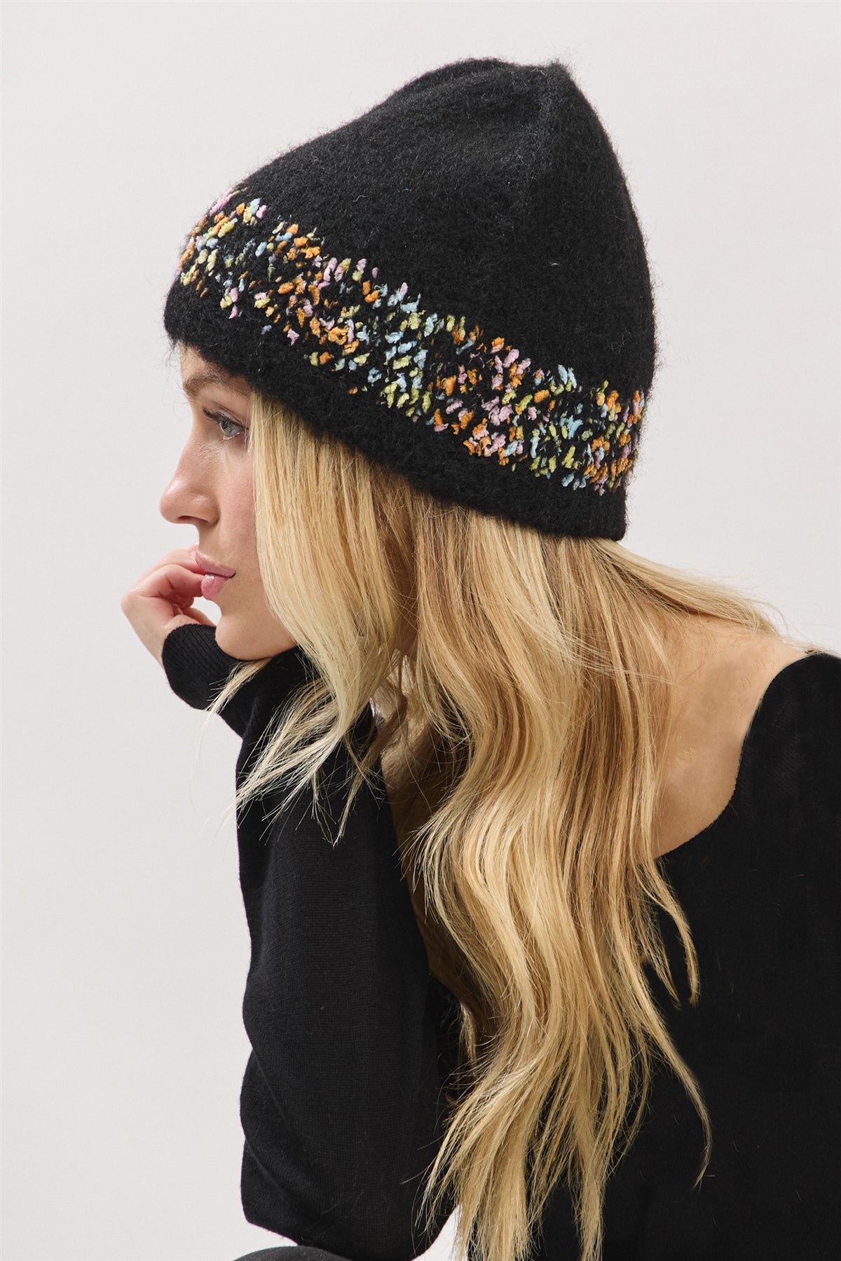 Confetti Solid Beanie