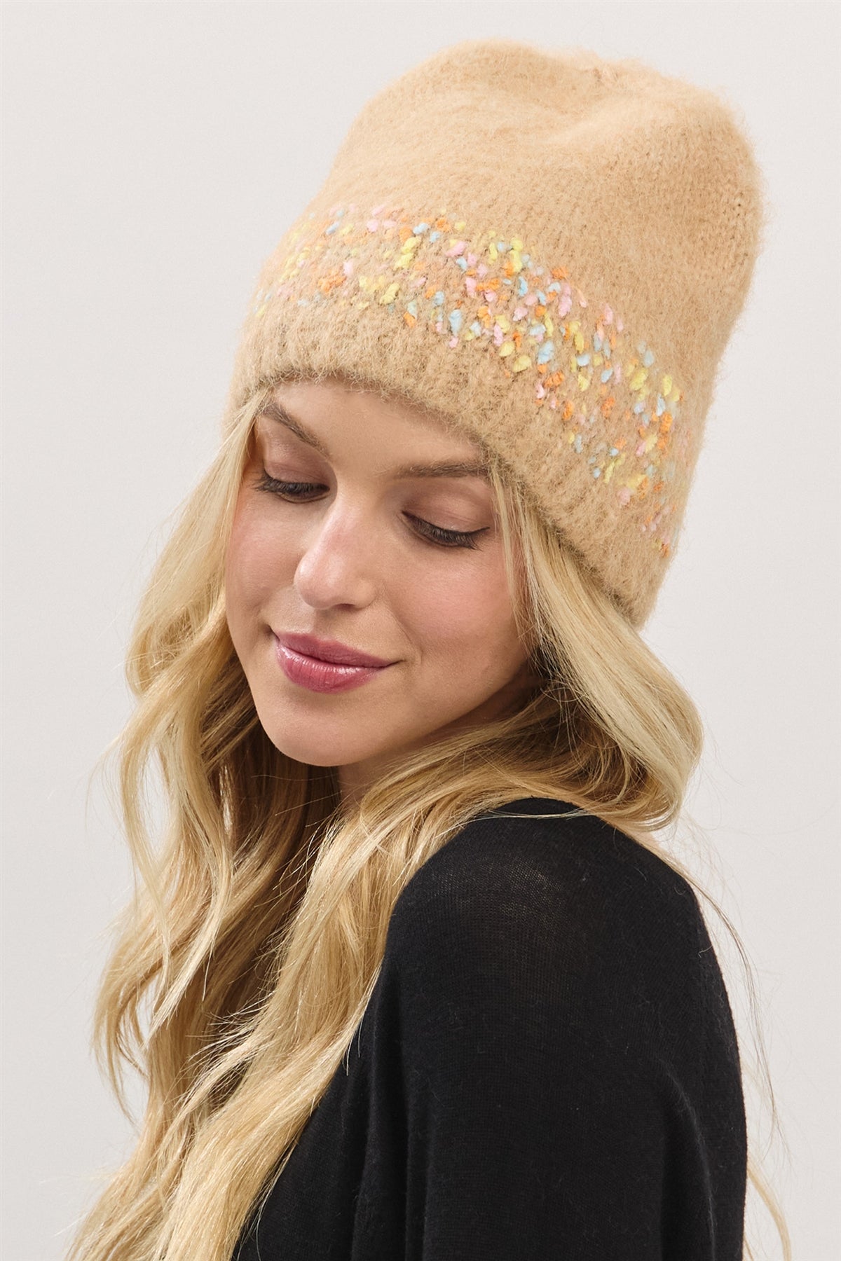 Confetti Solid Beanie