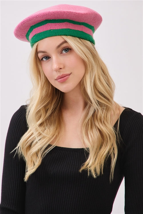 Striped Beret