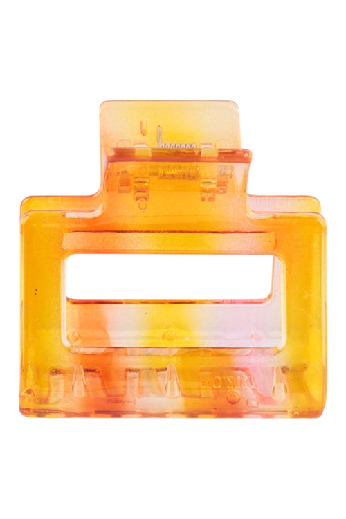 Dye Resin Square Hair Claw Pin Hair Accesories
