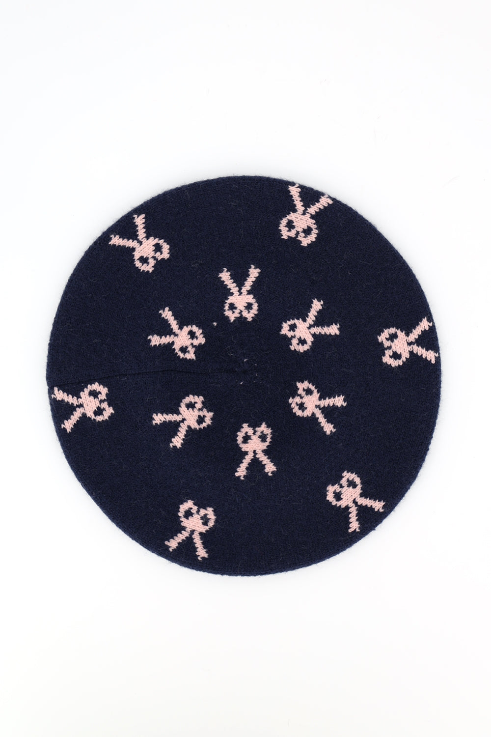 Bow Knit Beret