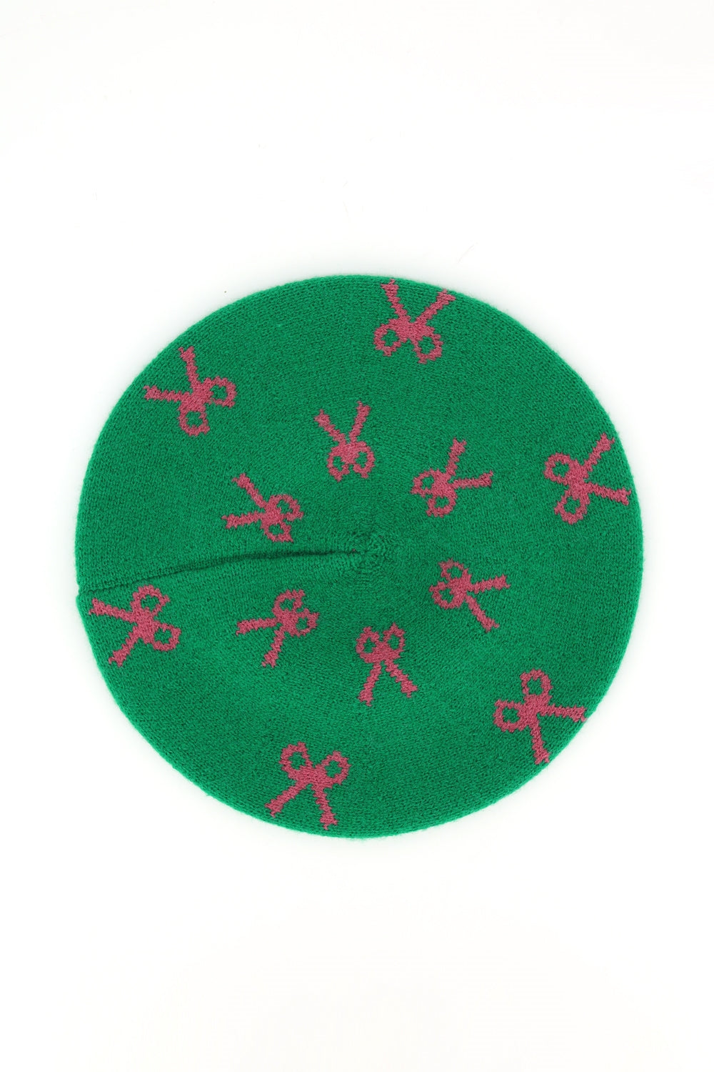 Bow Knit Beret