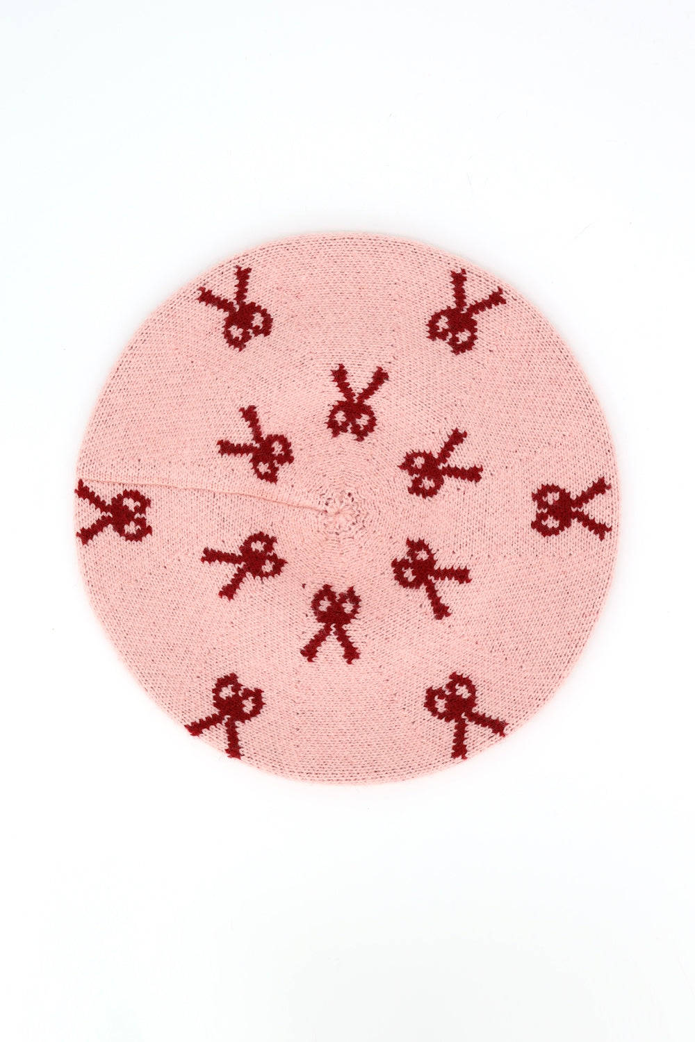 Bow Knit Beret