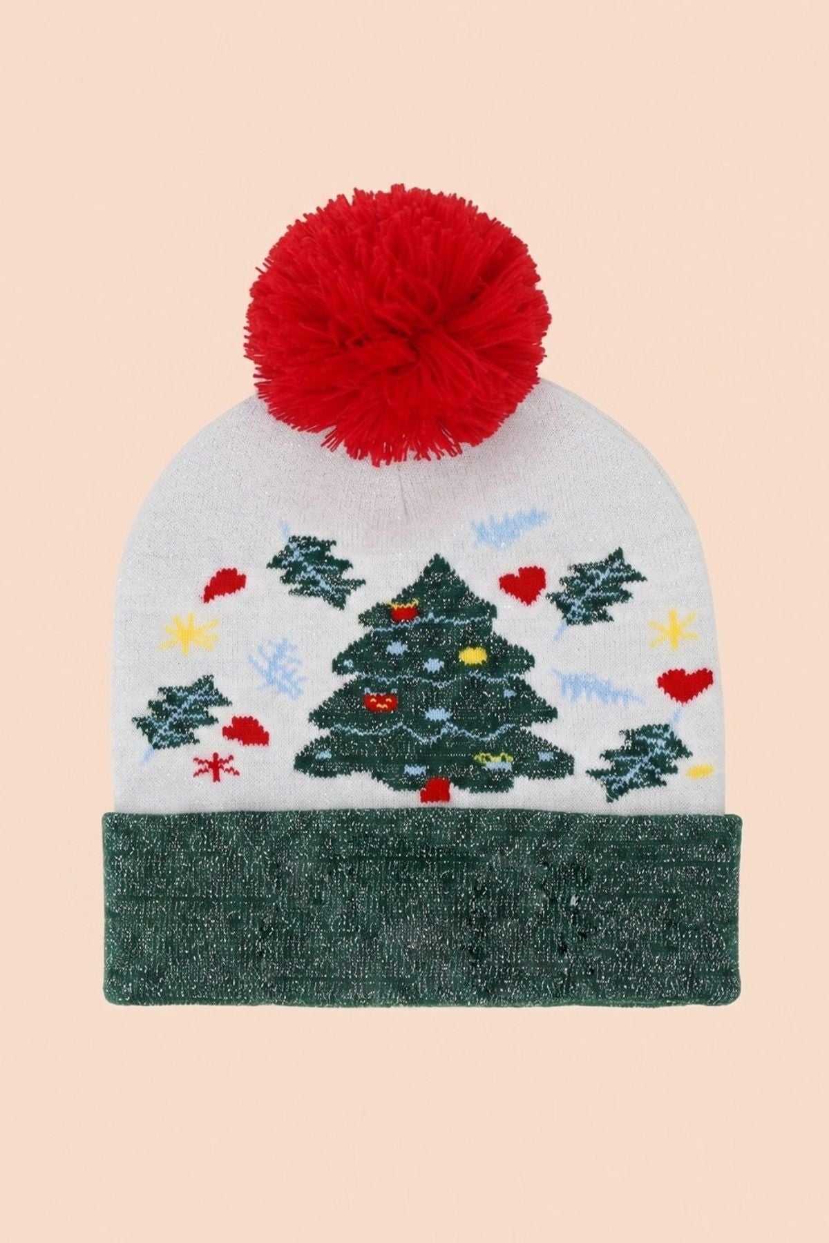 Merry And Bright Christmas Lurex Beanie