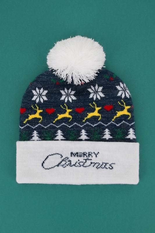Merry Christmas Lurex Beanie