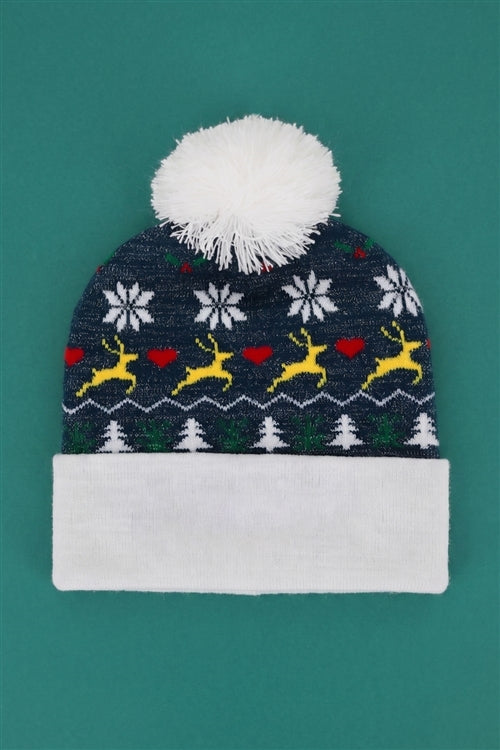 Merry Christmas Lurex Beanie