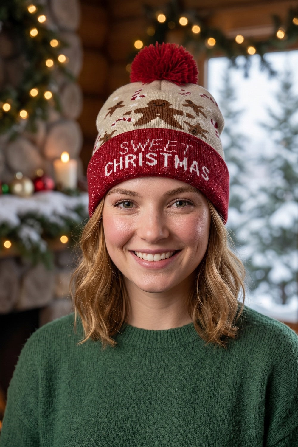 Sweet Christmas Lurex Beanie