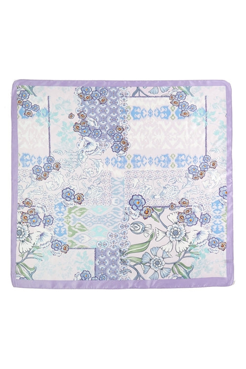 Abstract Floral Print Bandana
