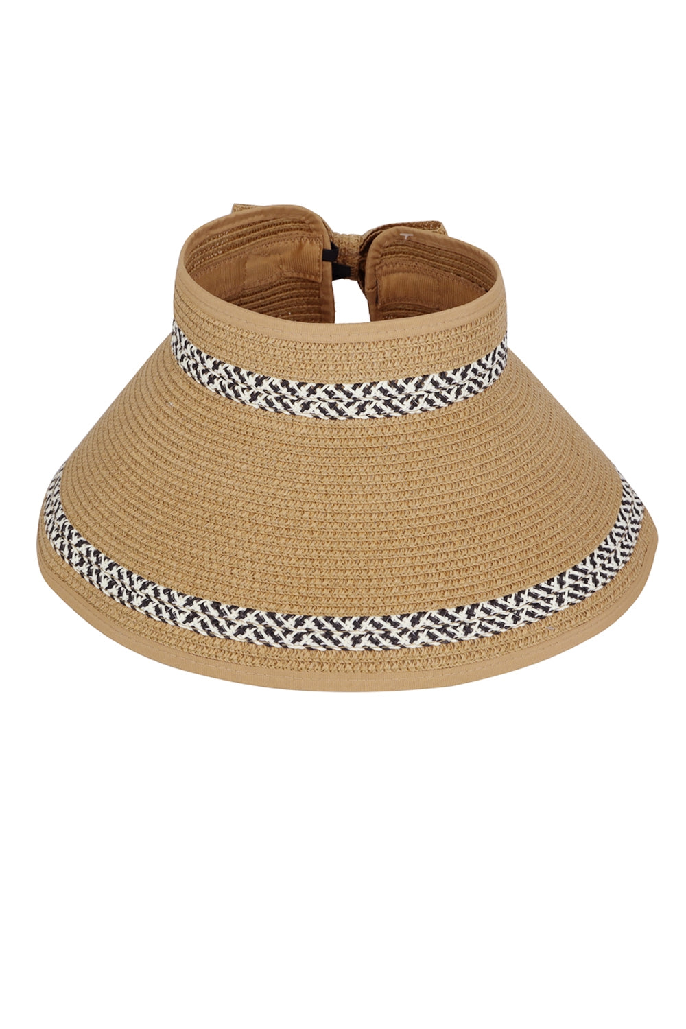 Two Patterns Line Roll UP Sun Visor Hat