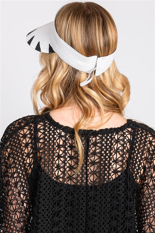 Handmade Edge Detailed Sun Visor