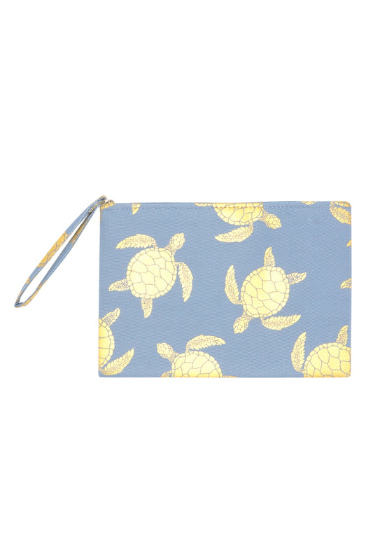 Gold Foil Turtle Pouch