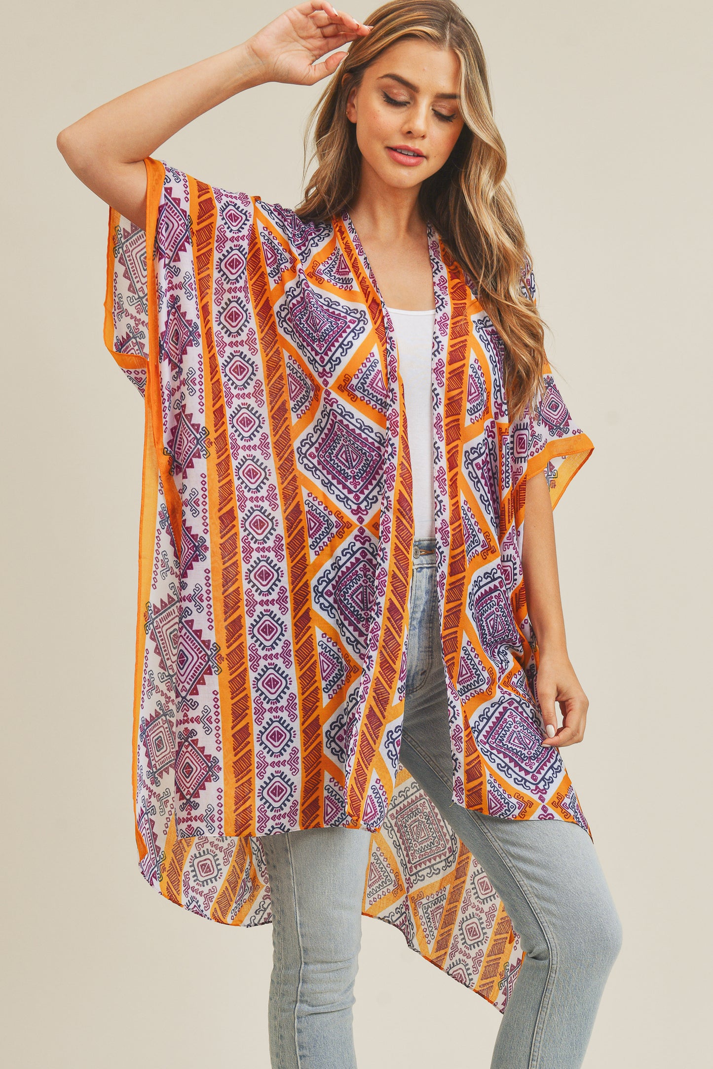 Tribal Pattern Kimono