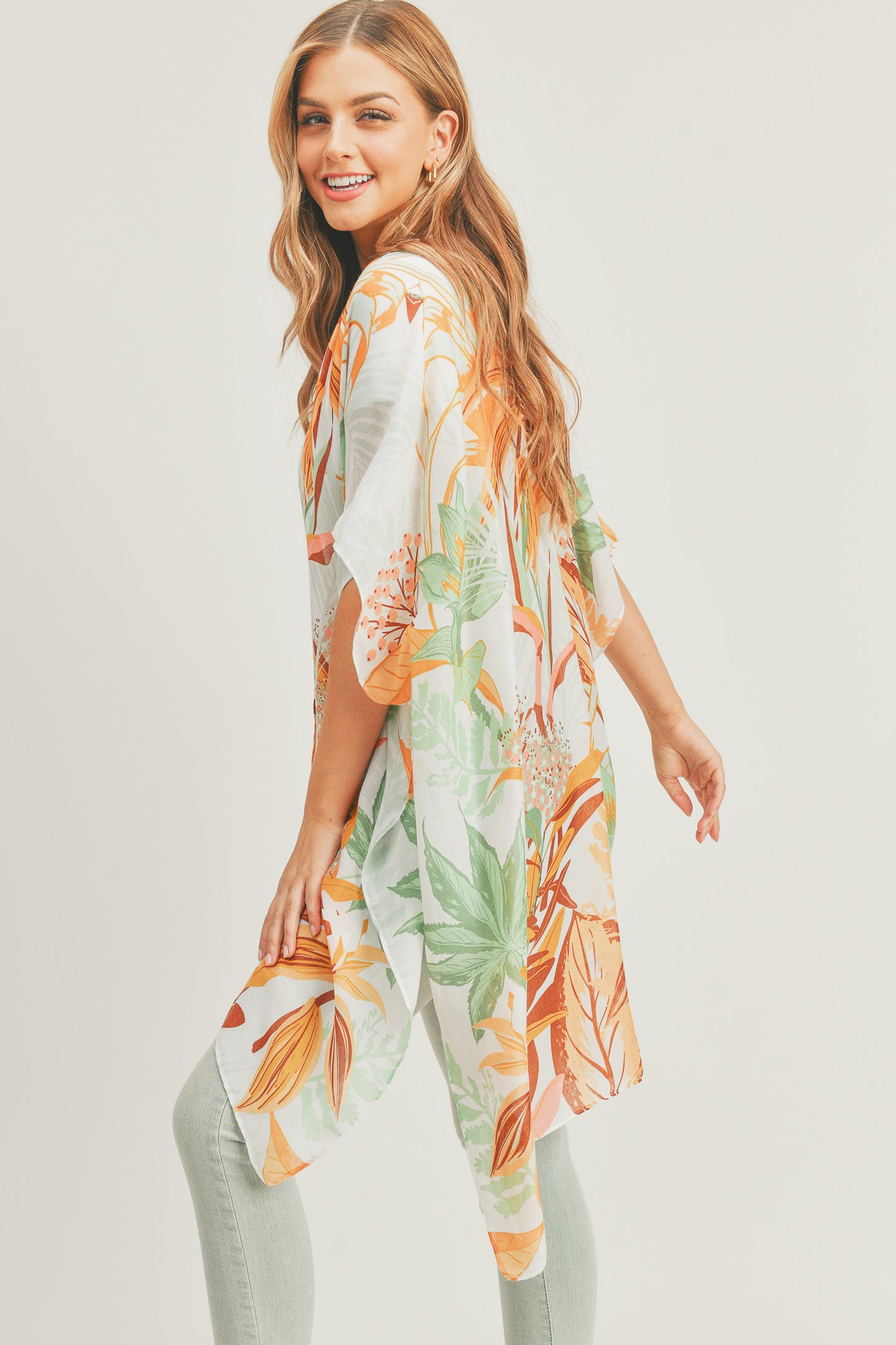 Forest Print Kimono