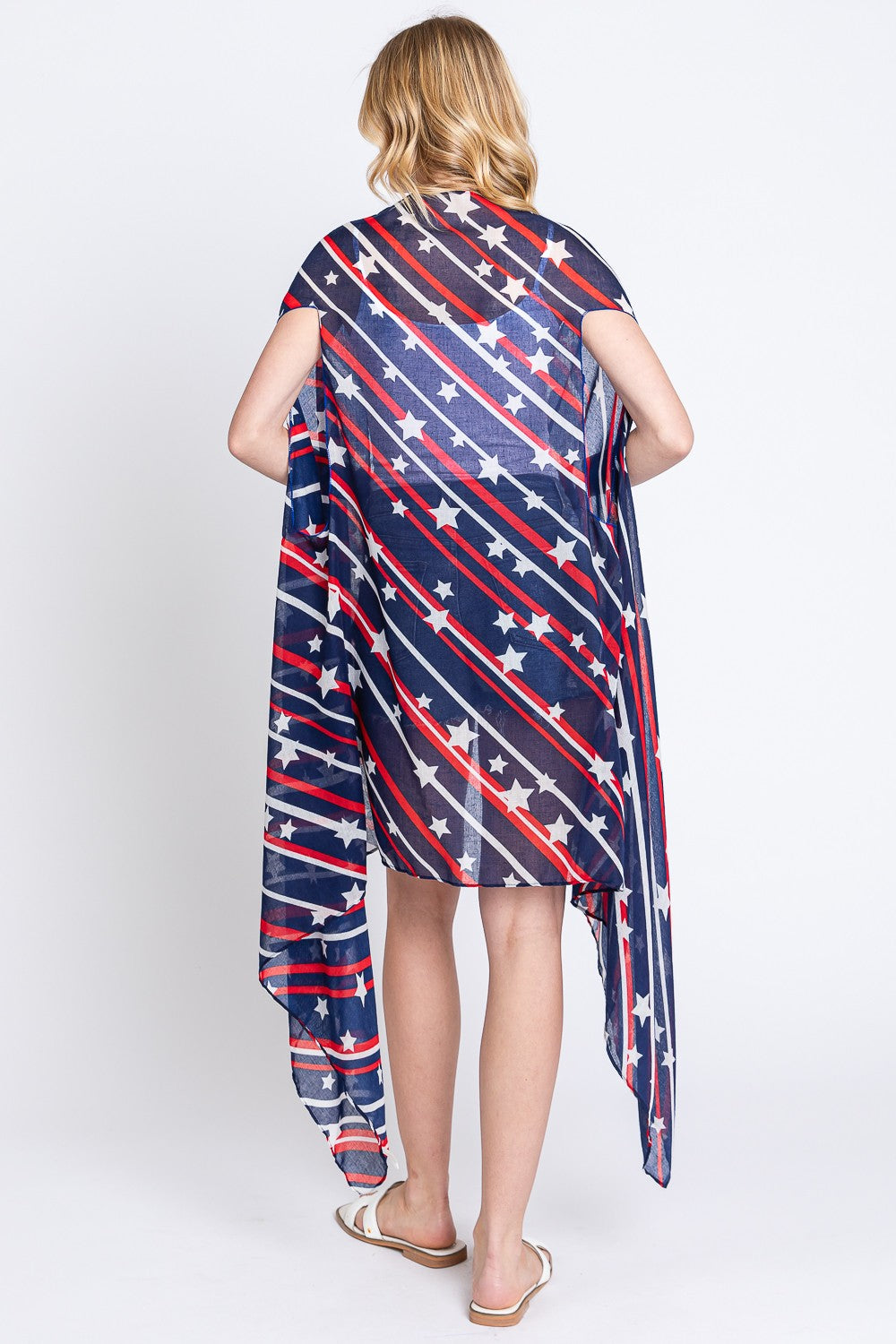 Patriotic Lightweight American Flag Vest