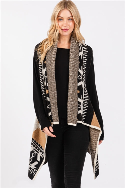 Aztec Pattern Vest