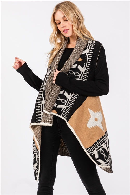 Aztec Pattern Vest