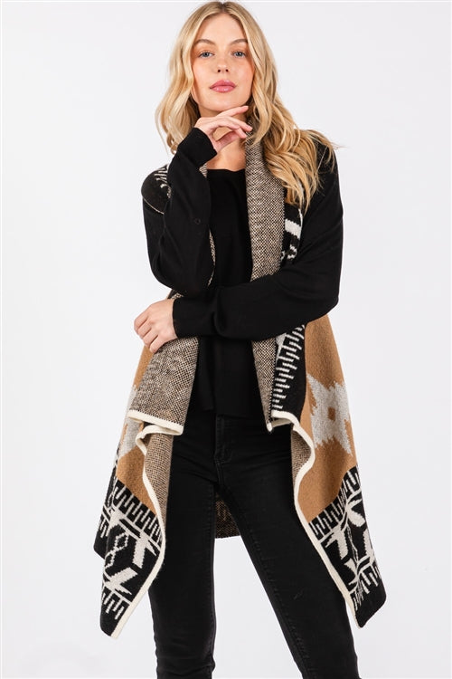 Aztec Pattern Vest