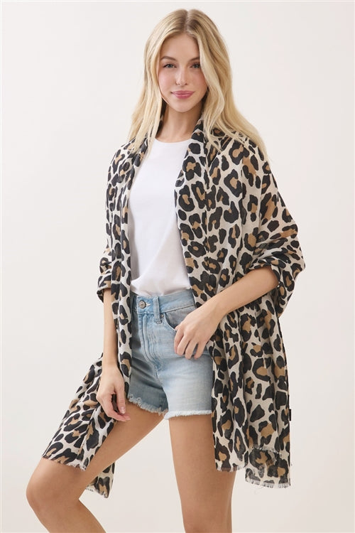 Leopard Print Scarf