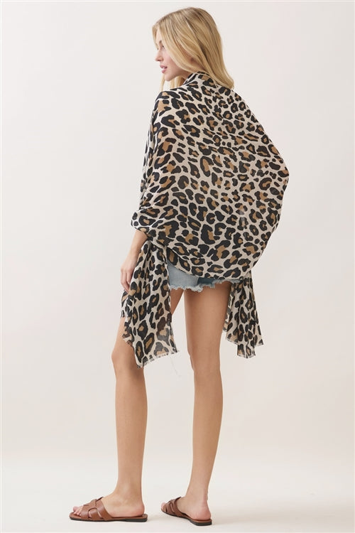 Leopard Print Scarf