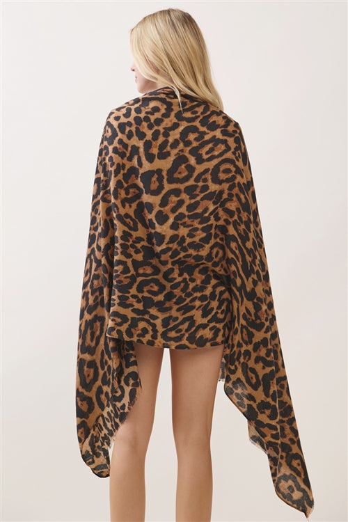 Leopard Print Scarf