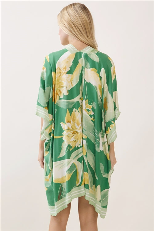 Floral Print Kimono