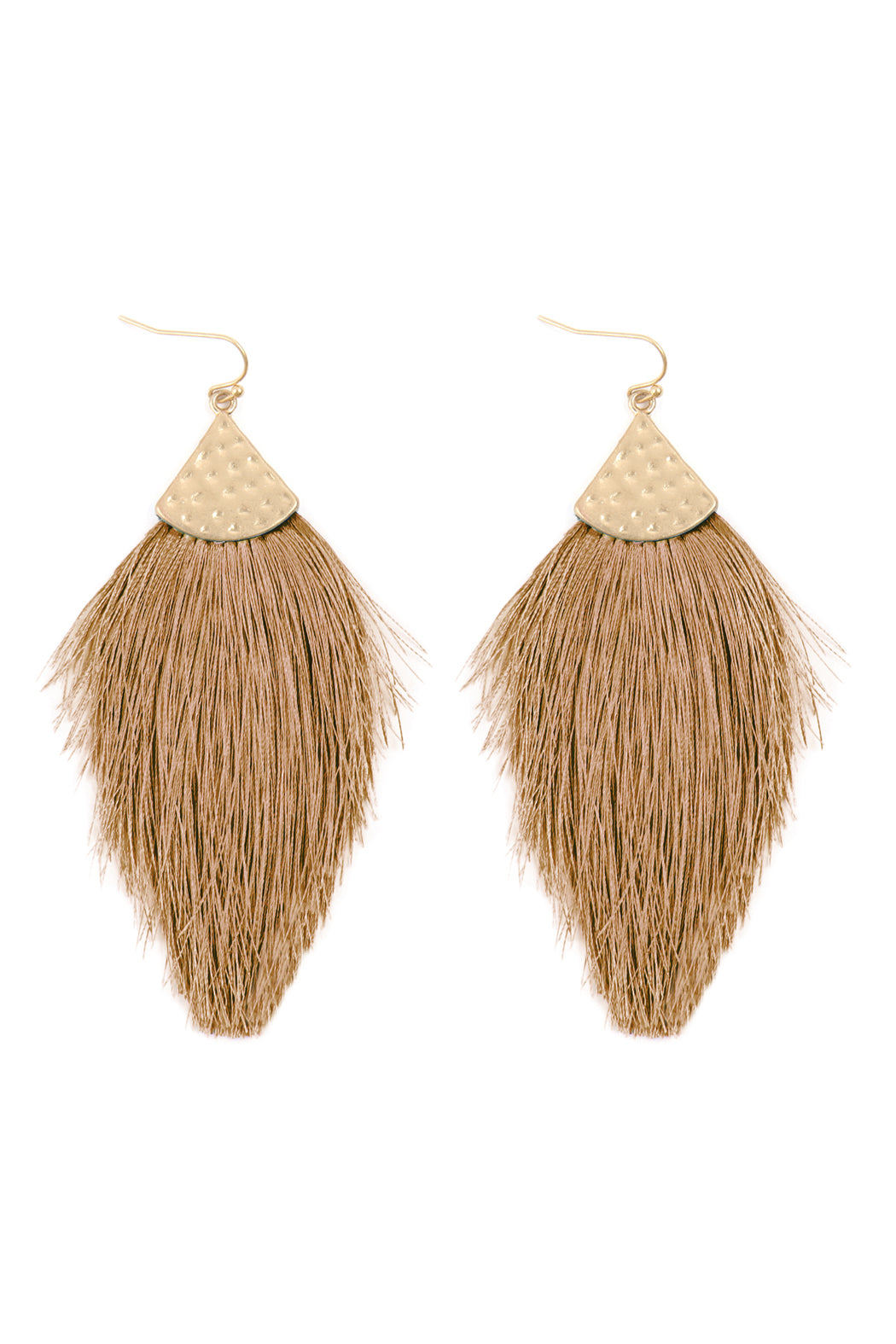 Thread Tassel Drop Earrings / 6PC