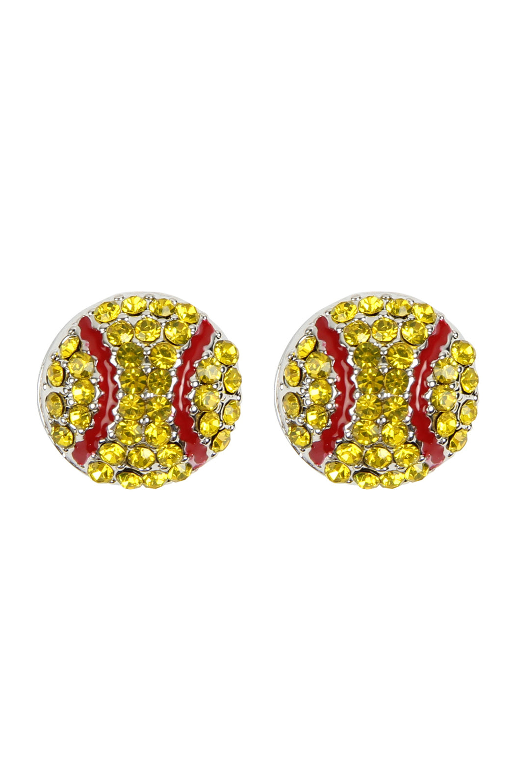 Rhinestone Post Earrings