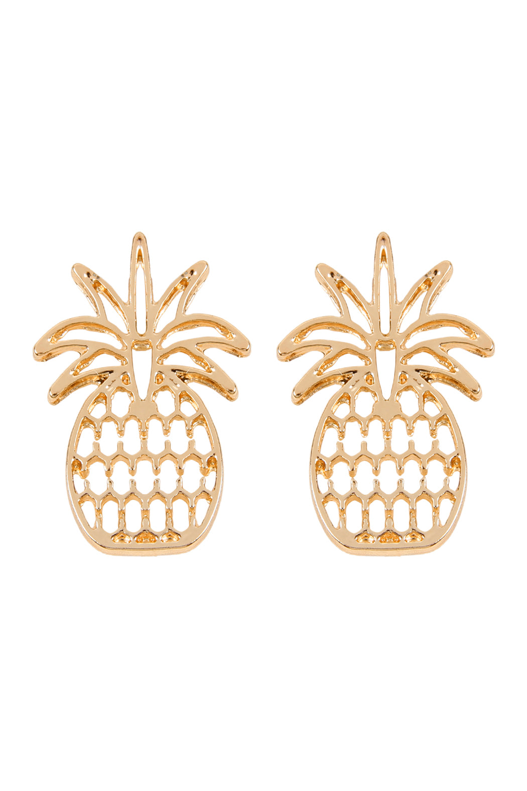 Pineapple Open Cast Post Earrings