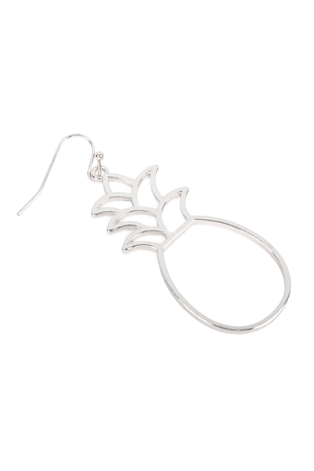 Pineapple Open Wire Hook Dangling Earrings / 1PAIR