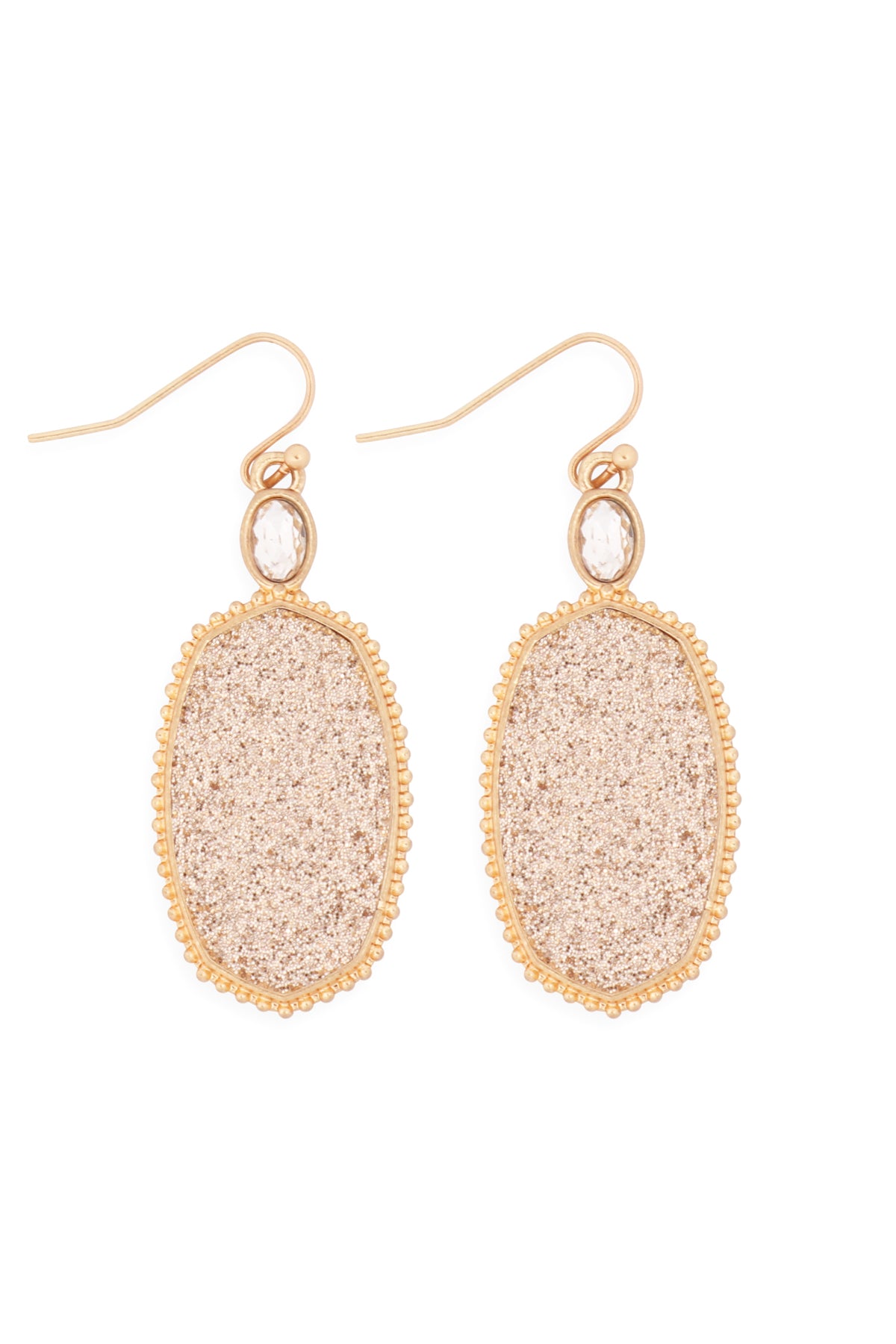 Faceted Drop Earrings