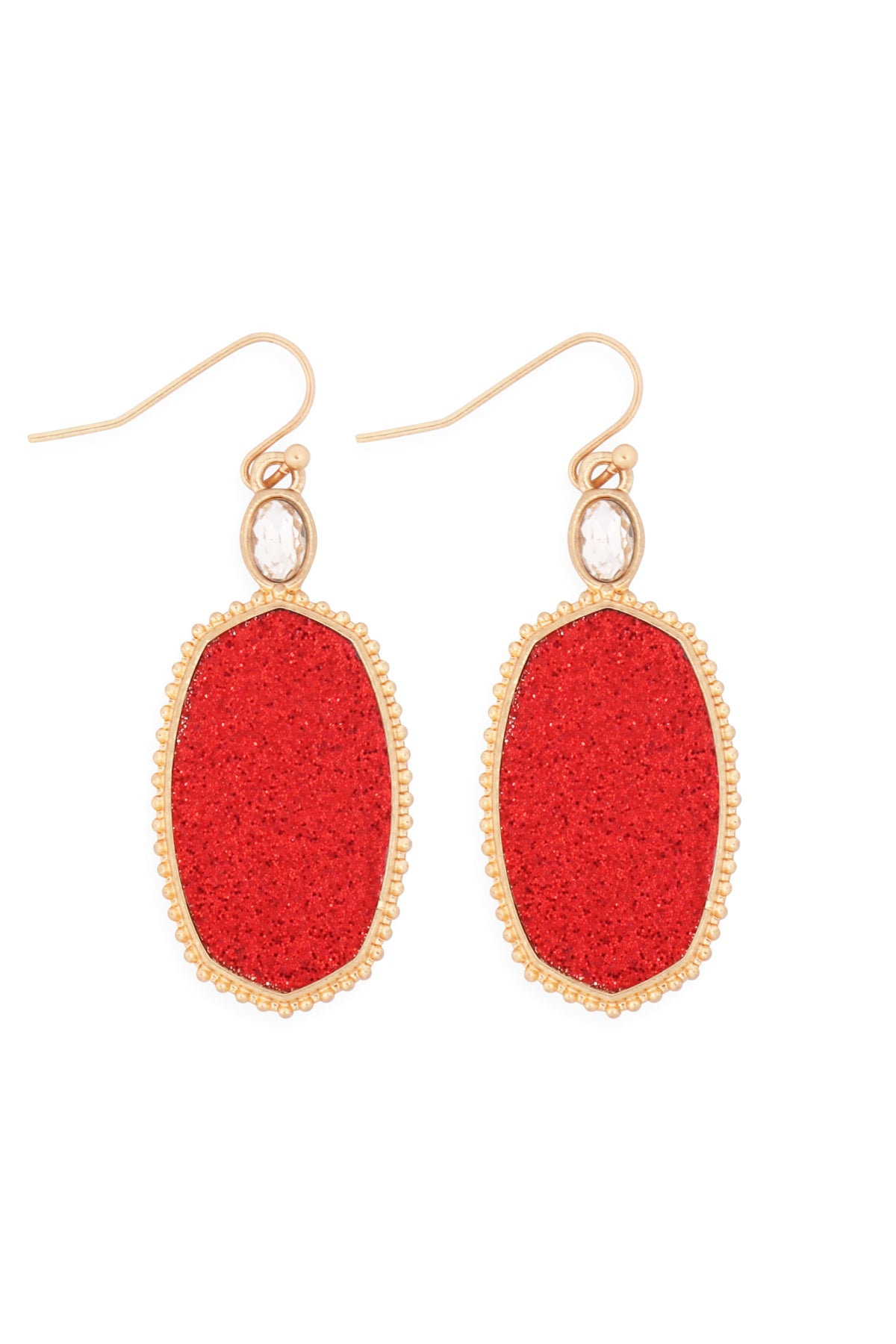 Faceted Drop Earrings