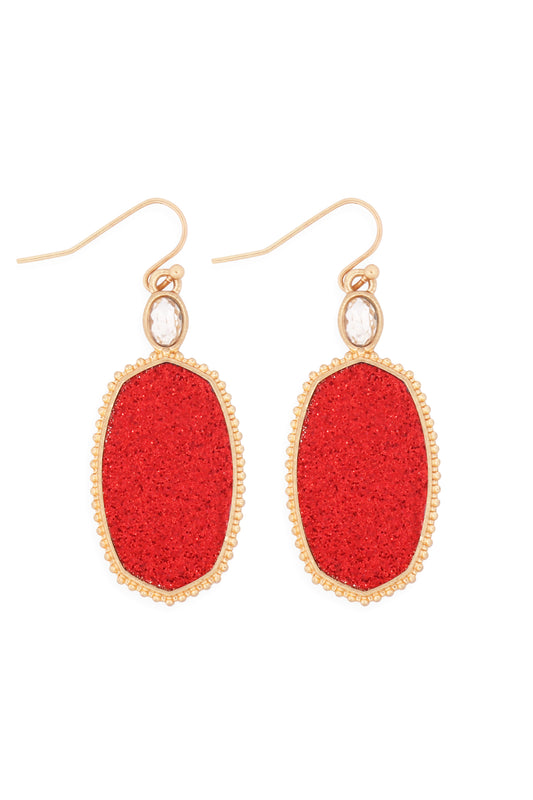 Faceted Drop Earrings