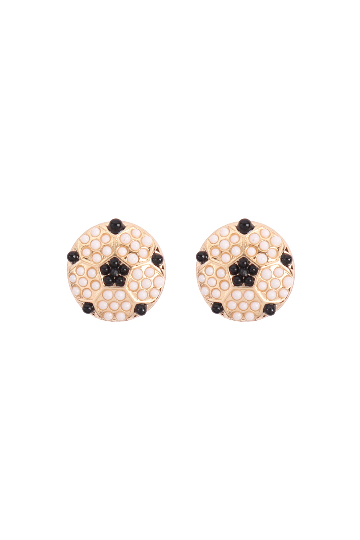 Sports Seed Bead Stud Earrings