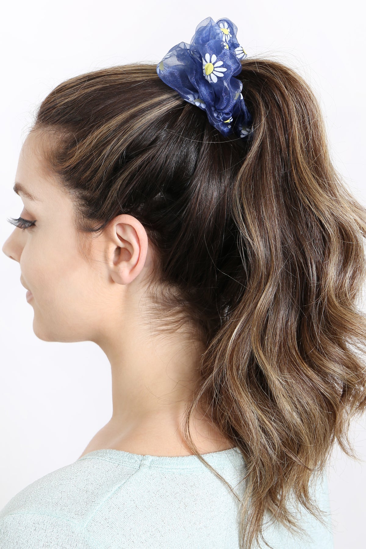 2Pcs Set Big Soft Gauze Hair Scrunchy