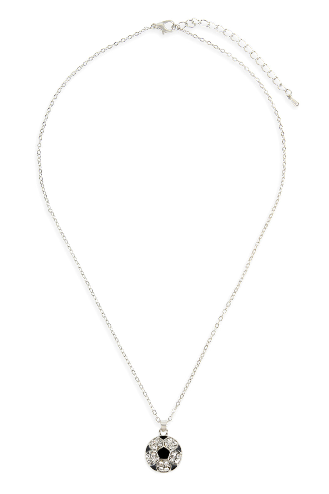 Sports Rhinestone Pendant Necklace
