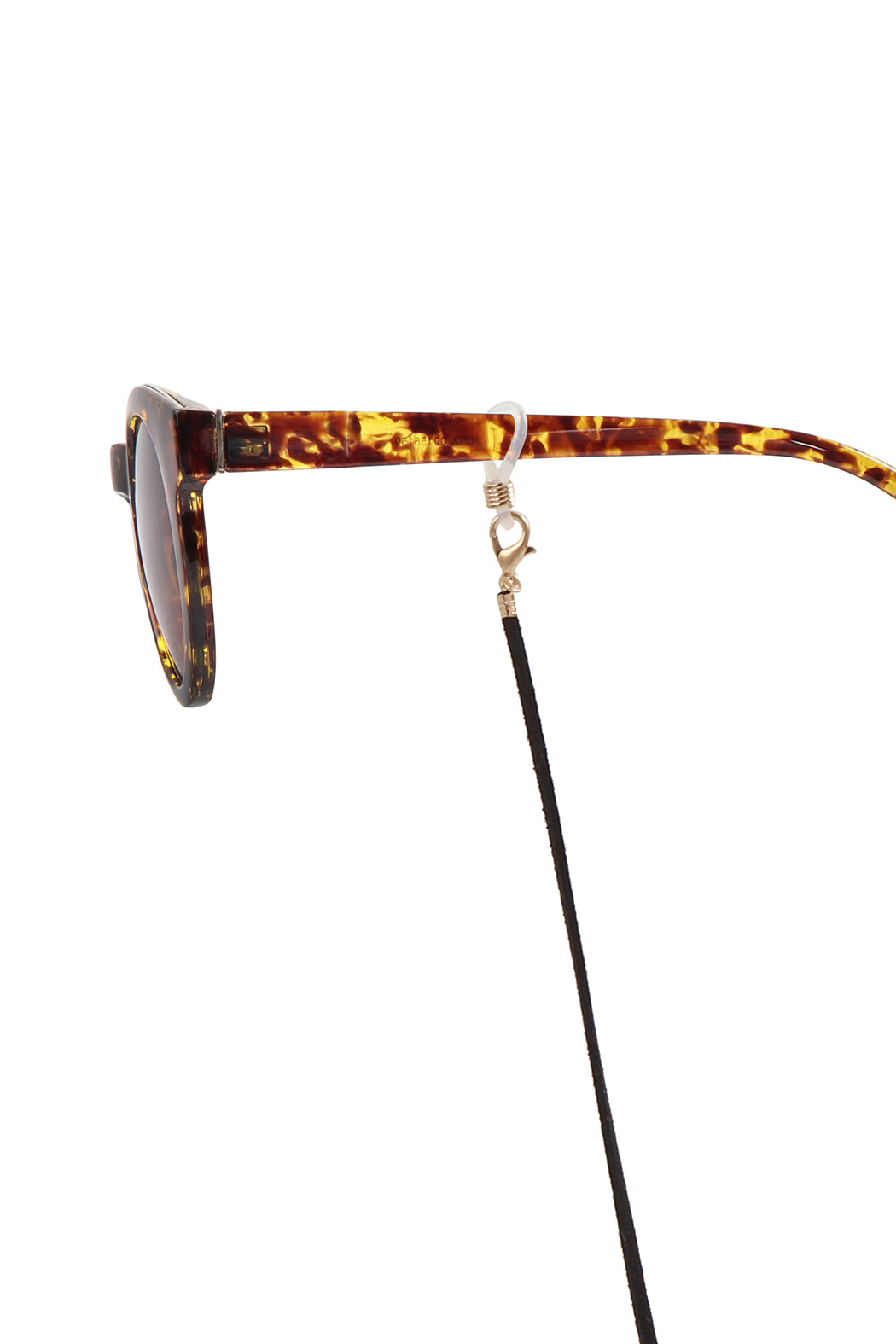 Eyeglasses & Genuine Leather Necklace