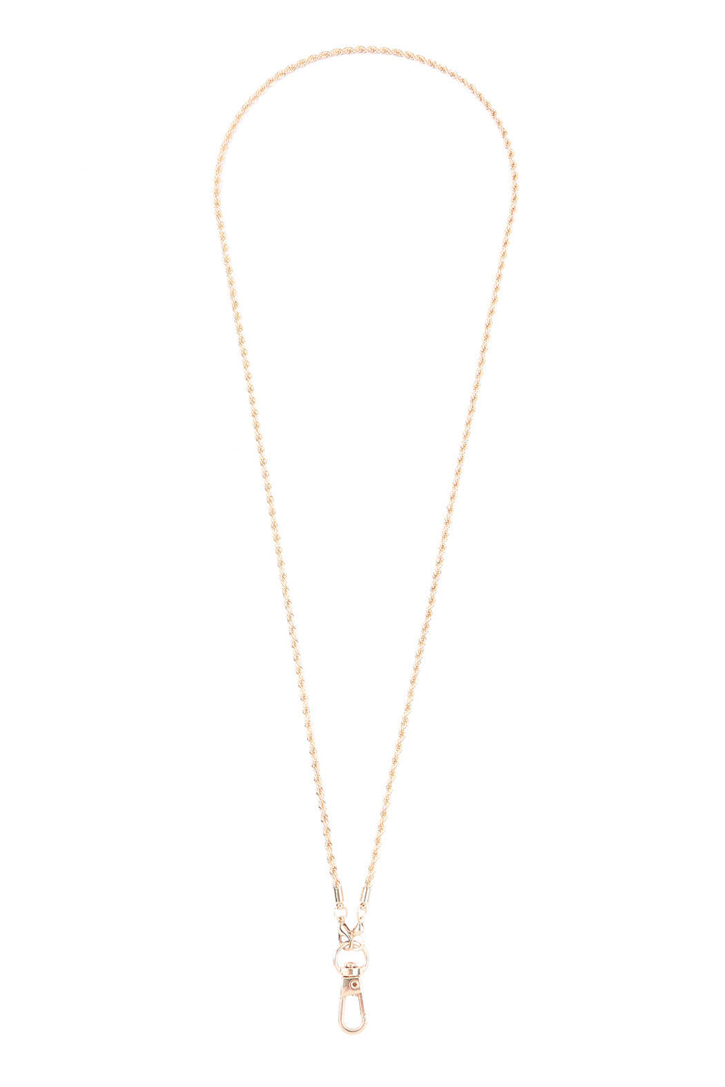 Eyeglasses and Rope Chain Necklace