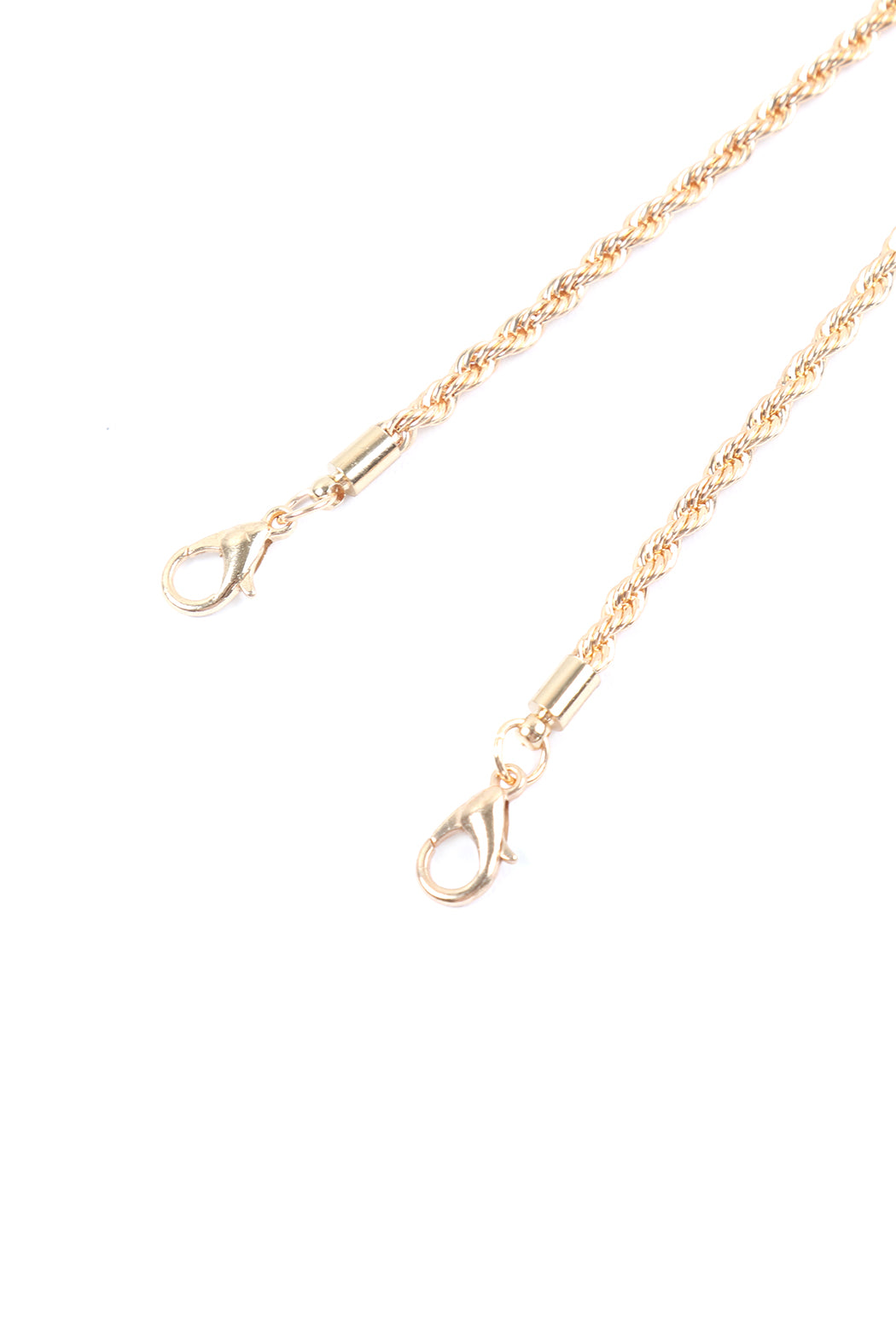 Eyeglasses and Rope Chain Necklace