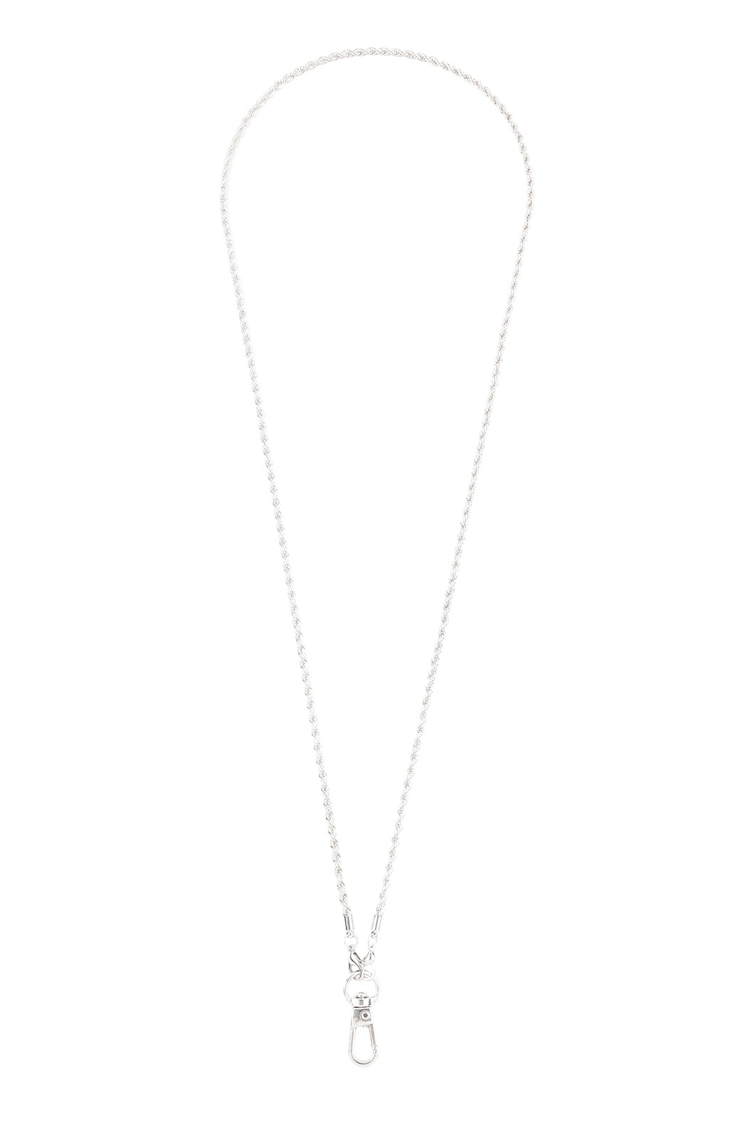 Eyeglasses and Rope Chain Necklace