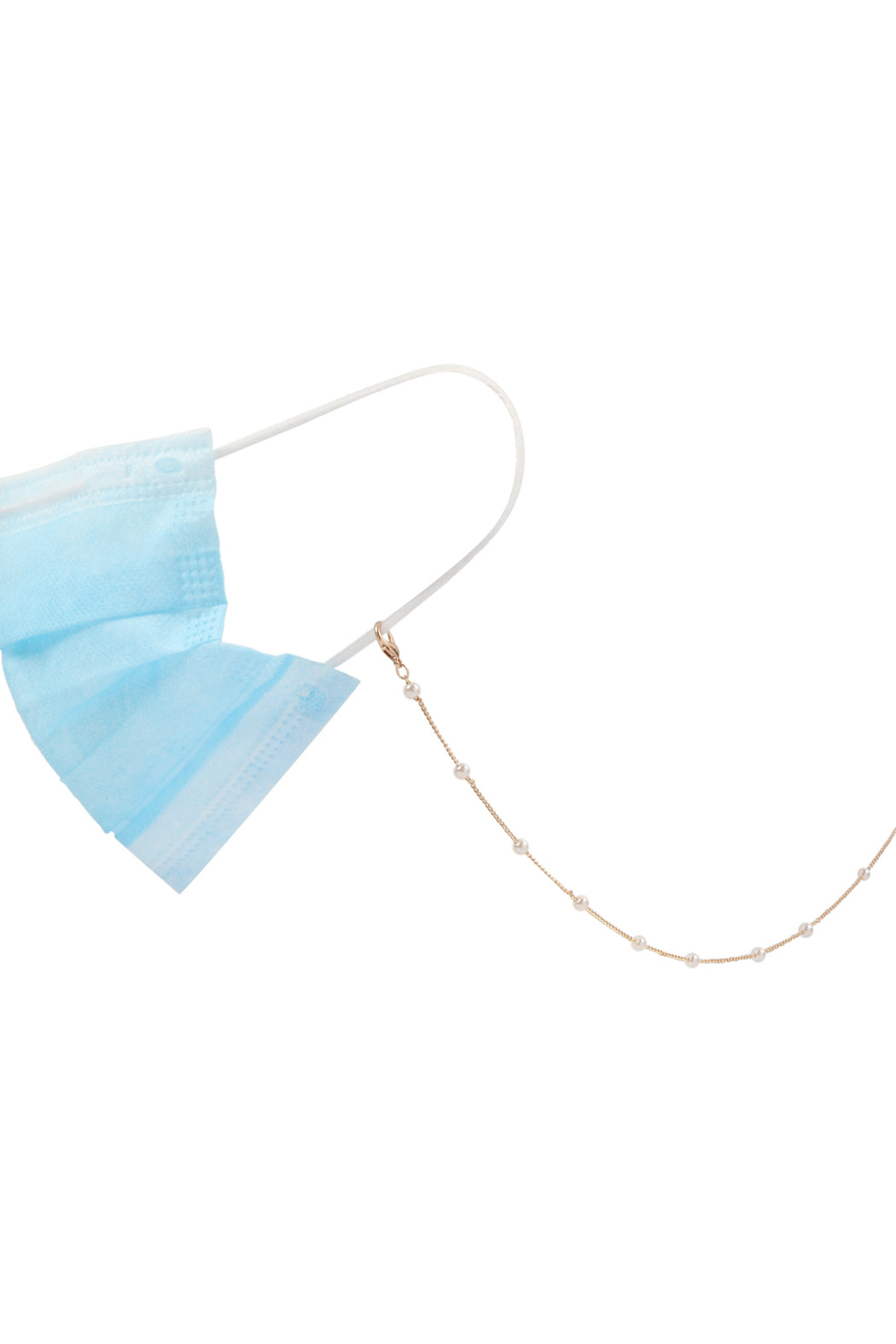 Eyeglasses & Pearl Chain Necklace