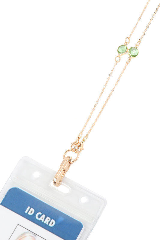 Eyeglasses Holder Glass Beads Necklace
