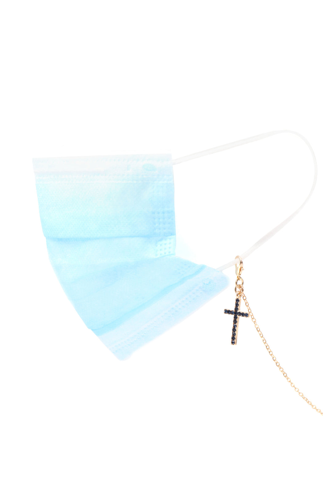 Eyeglasses Holder Cross Rhinestone Necklace