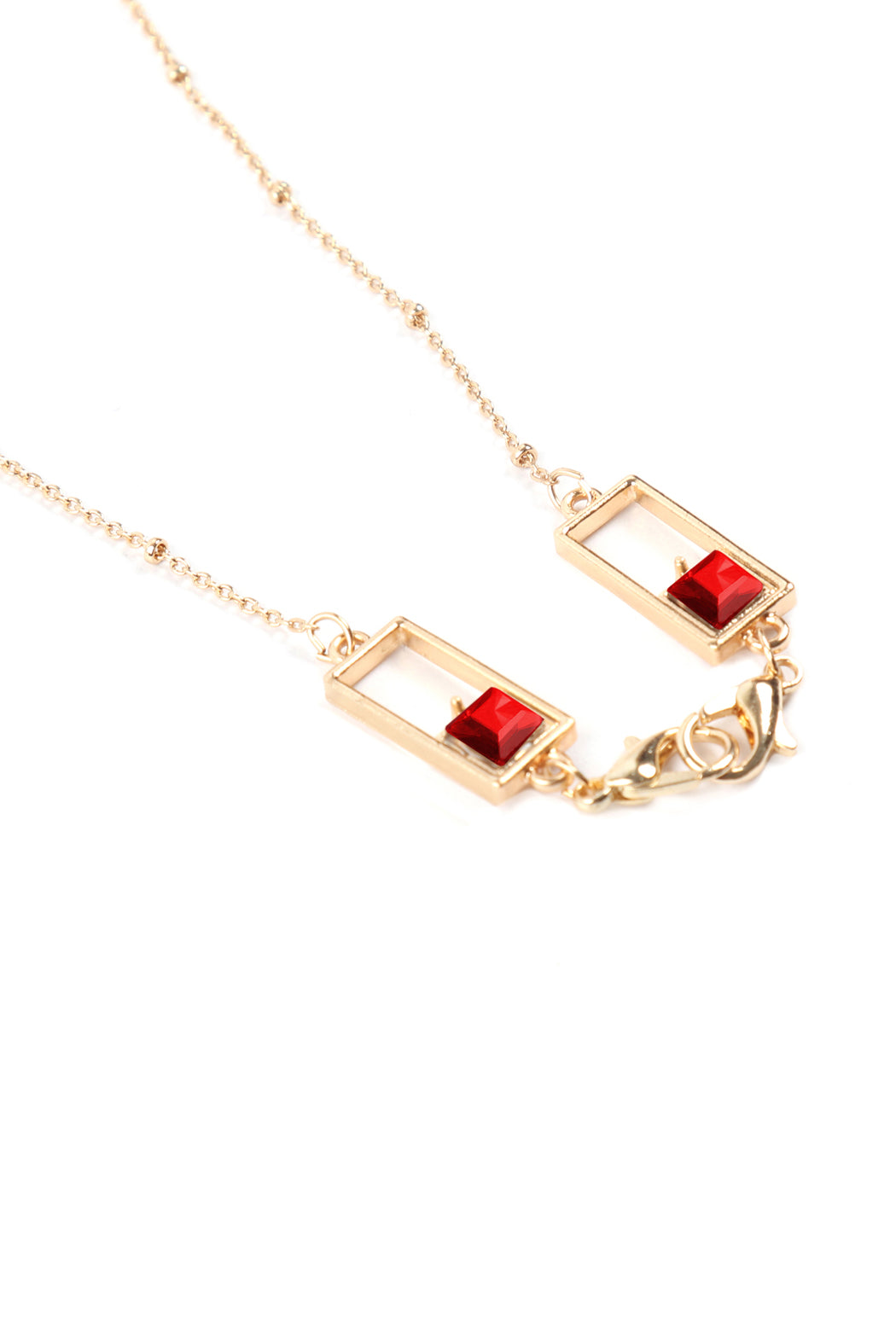 Eyeglasses Holder Chain Square Beads Necklace