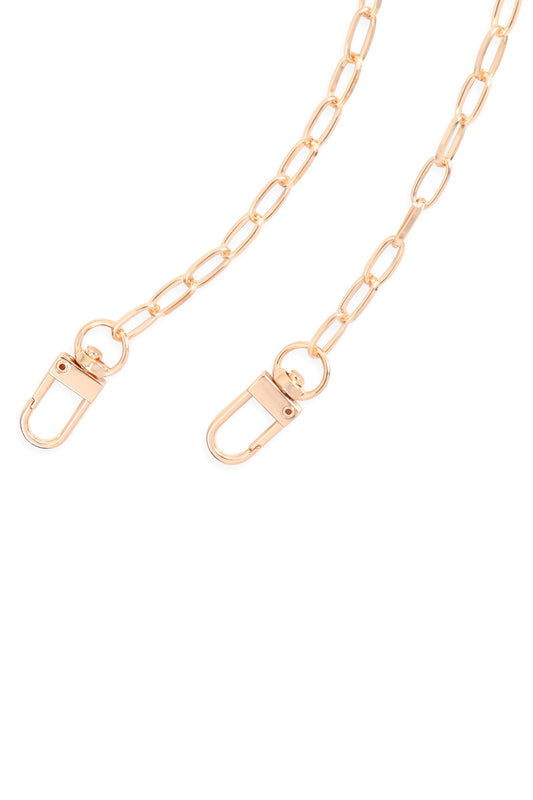 Cross Body Chain Layered Pearl Chain Necklace