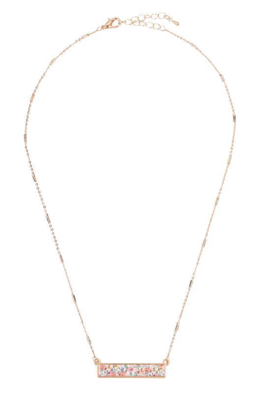 Floral Pendant Necklace