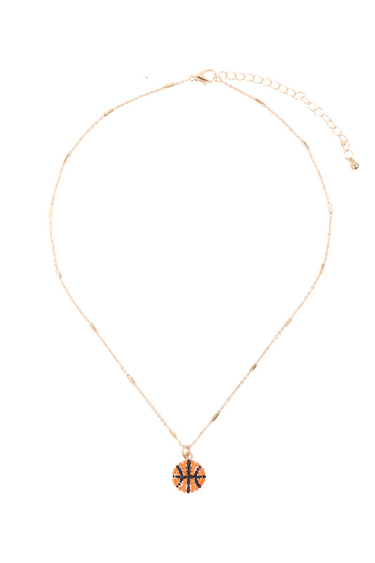 Sports Seed Bead Chain Necklace